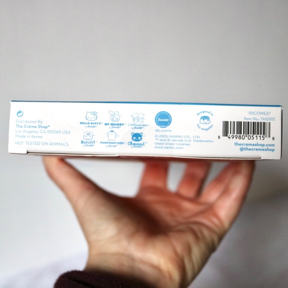 Hello Kitty Cinnamoroll Lip Balm 4 Piece Face Mask Sanrio Ltd Edition Christmas - Picture 3 of 6